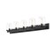 Z-Lite Callista 5 Light Vanity, Matte Black & Clear 3032-5V-MB - alternate 2
